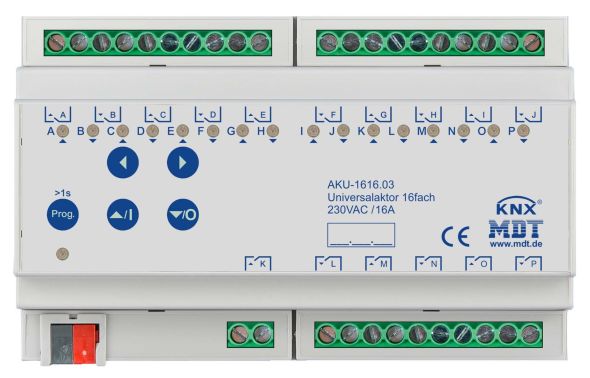 Universalaktor 16-fach 8TE AKU-1616.03 Universalaktor 16-fach 8TE AKU-1616.03