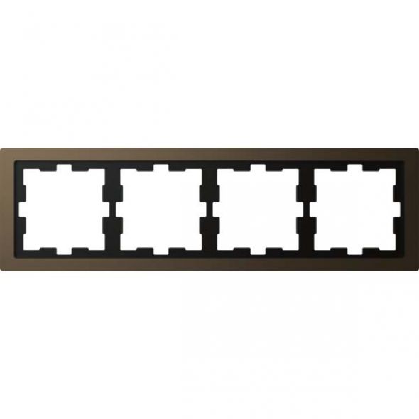 Rahmen D-Life 4-fach Moccametallic Rahmen D-Life 4-fach Moccametallic