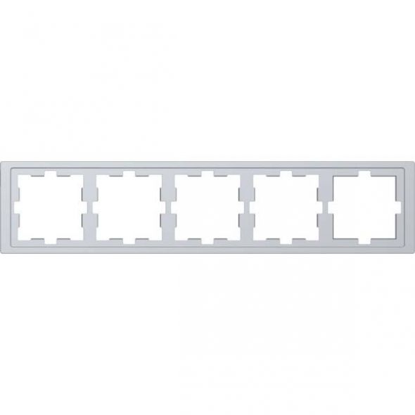 Rahmen D-Life 5-fach Edelstahl Rahmen D-Life 5-fach Edelstahl
