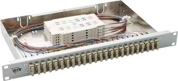 Spleissbox bestückt OpDATfix 24SC-D OM2