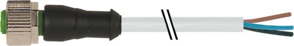 Buchse M12 gerade 3m 7000-12181-2330300 Buchse M12 gerade 3m 7000-12181-2330300
