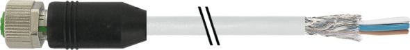 M12 Buchse gerundet 7000-17121-2941500 M12 Buchse gerundet 7000-17121-2941500