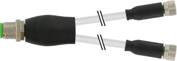 M12 Y-Verteiler 2xM8 7000-40821-2300100 M12 Y-Verteiler 2xM8 7000-40821-2300100