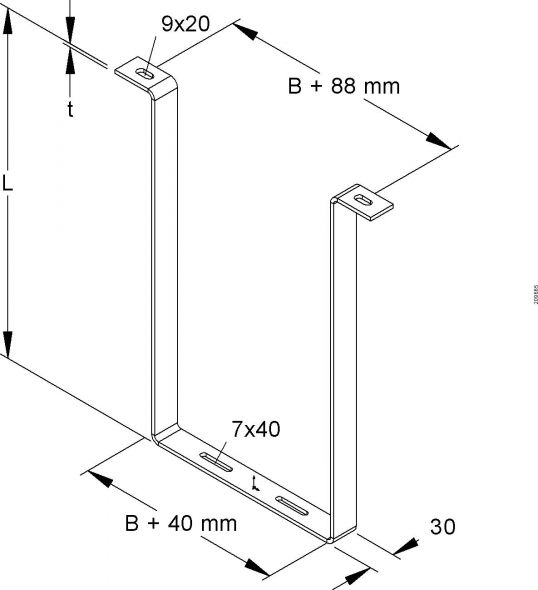 Tunnelabhängung TAH-B 200/400 E3