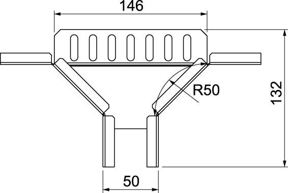 Anbau-Abzweigstück RAA 605 FS