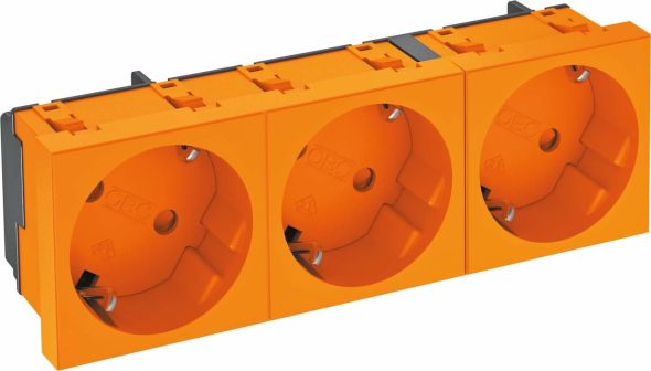 Steckdose 33 Grad, 3-fach STD-D3S ROR3 Steckdose 33 Grad, 3-fach STD-D3S ROR3