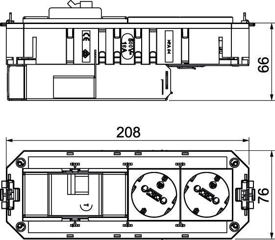 Universalträger UTC4 FI W OR2