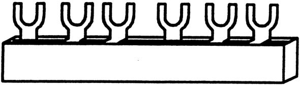 2217311 Verdrahtungsschiene 3pol.