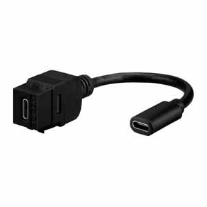 Buchse für Montageadapter KMK-USB-C 3.1 KP sw Buchse für Montageadapter KMK-USB-C 3.1 KP sw