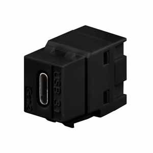 Buchse für Montageadapter KMK-USB-C 3.1 sw Buchse für Montageadapter KMK-USB-C 3.1 sw