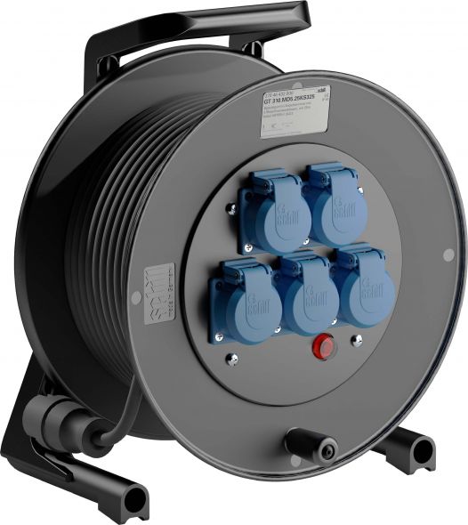 Spezialgummi-Kabeltrommel GT 310.MD5.25KS325
