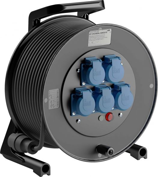 Spezialgummi-Kabeltrommel GT 310.MD5L.50KS315