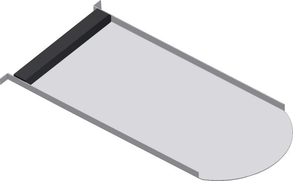Blechersatzziegel Alu 109016-007 Blechersatzziegel Alu 109016-007