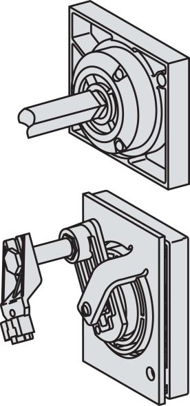 Drehantrieb,seitlich 28943