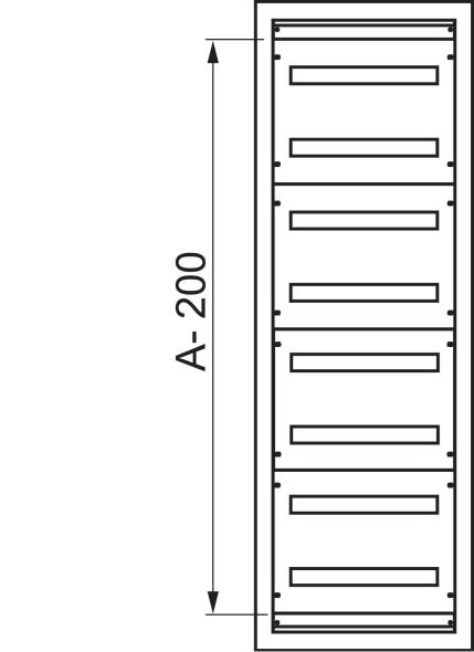 Frontplatte 2 Reihig NSYMUC306