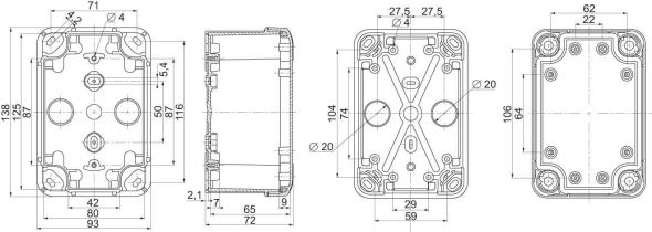 Industriegehäuse NSYTBS1397