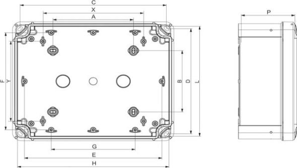 Industriegehäuse NSYTBS292416HT