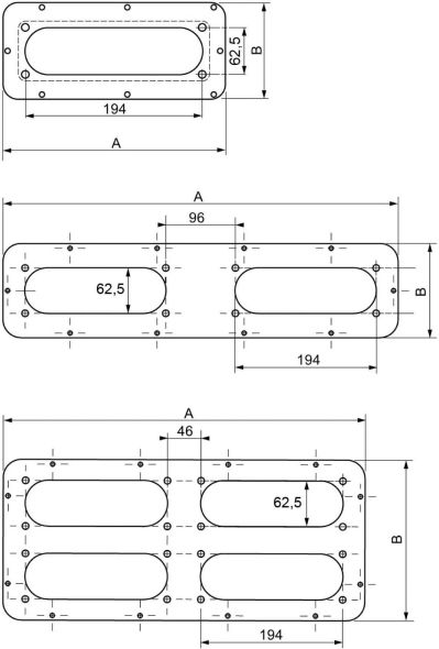 Kabeleinführungsplatte NSYTLEFL