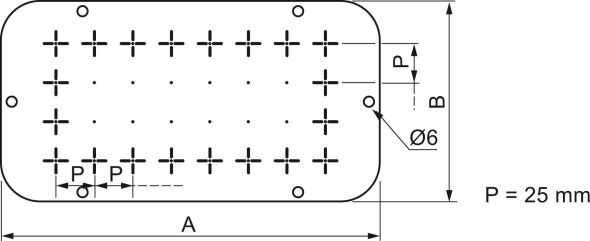 Kabeleinführungsplatte NSYTLF