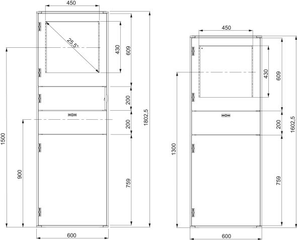 PC-Schrank SF NSYSF16660PC PC-Schrank SF NSYSF16660PC