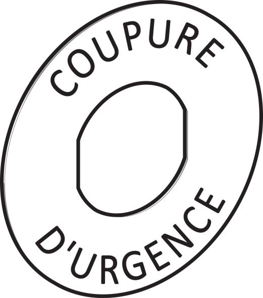 Schild D60mm ZBY9160