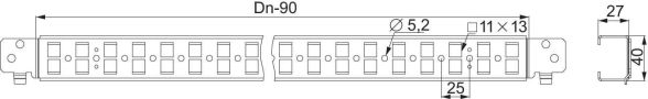 Schnellmontageprofil SF/SM NSYSQCR40120 Schnellmontageprofil SF/SM NSYSQCR40120