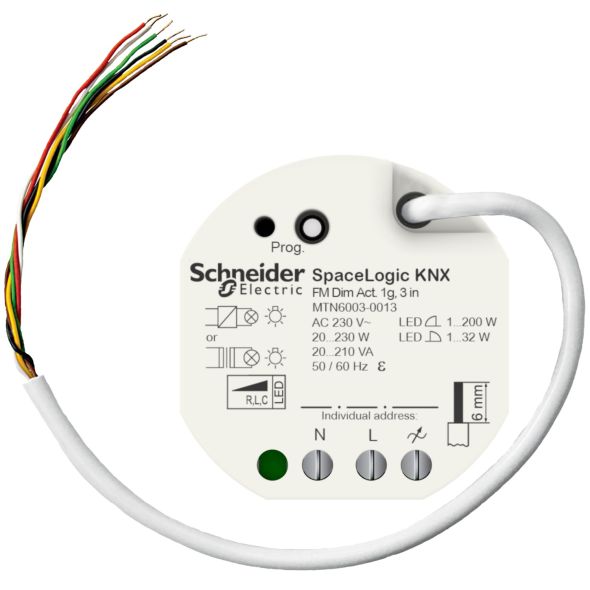 SpaceLogic KNX-Dimmaktor MTN6003-0013 SpaceLogic KNX-Dimmaktor MTN6003-0013