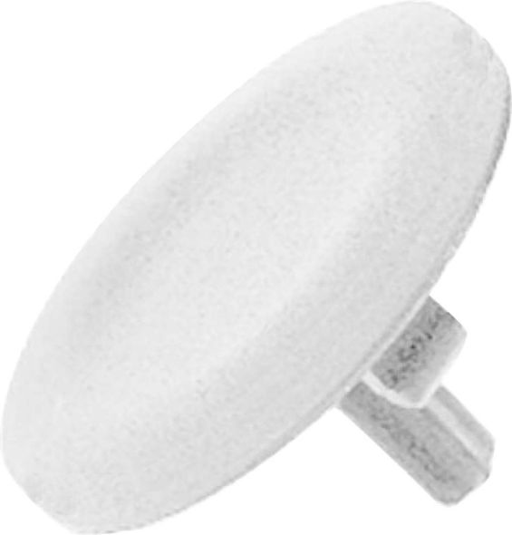 Tastenschild, weiß ZBL1