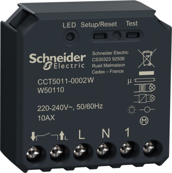 Wiser Schaltaktor 1fach UP CCT5011-0002W Wiser Schaltaktor 1fach UP CCT5011-0002W
