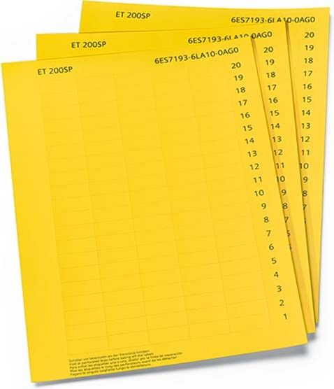 Beschriftungsstreifen 6ES7193-6LA10-0AG0