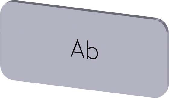 Bezeichnungsschild 3SU1900-0AC81-0AE0