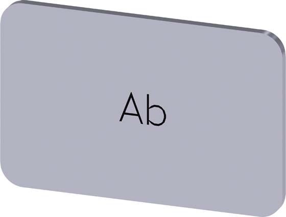 Bezeichnungsschild 3SU1900-0AD81-0AE0