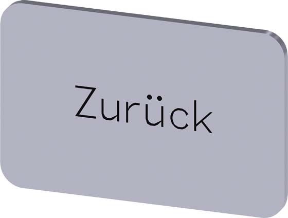 Bezeichnungsschild 3SU1900-0AD81-0AG0 Bezeichnungsschild 3SU1900-0AD81-0AG0