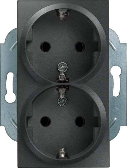 DELTA miro Doppel-Schuko 5UB2212-5 DELTA miro Doppel-Schuko 5UB2212-5