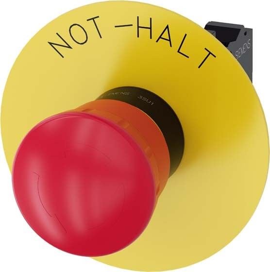 Not-Halt-Pilzdrucktaster 3SU1100-1HB20-3CH0 Not-Halt-Pilzdrucktaster 3SU1100-1HB20-3CH0
