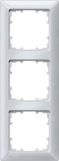 Rahmen 3-fach 5TG2553-3 aluminium-metallic Rahmen 3-fach 5TG2553-3 aluminium-metallic