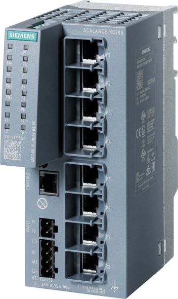 SCALANCE XC208 Managed 6AG1208-0BA00-7AC2 SCALANCE XC208 Managed 6AG1208-0BA00-7AC2
