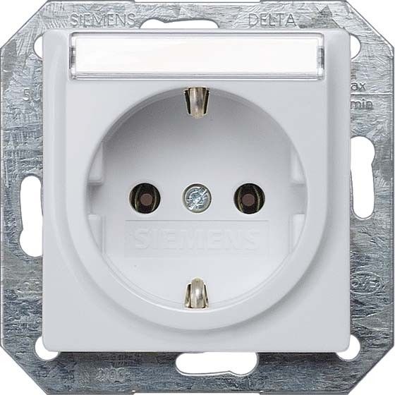 Steckdose 5UB1933 aluminium-metallic Steckdose 5UB1933 aluminium-metallic