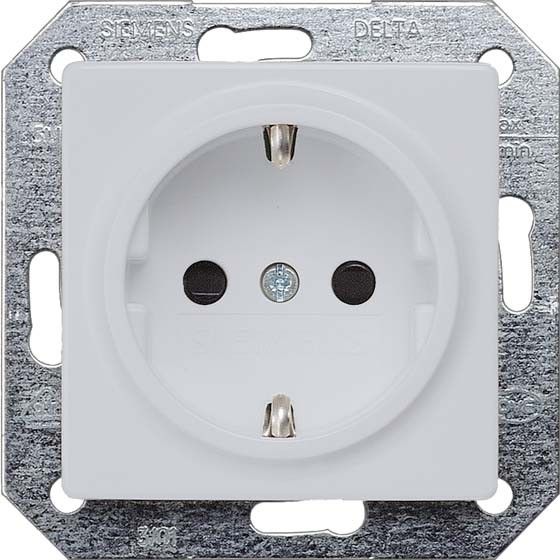 Steckdose 5UB1934 aluminium-metallic Steckdose 5UB1934 aluminium-metallic