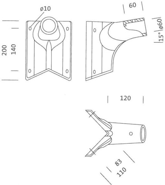Wandflansch 5NY5103108 Wandflansch 5NY5103108