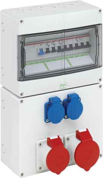 CEE-Steckdosen-Kombination STV 1222-K CEE-Steckdosen-Kombination STV 1222-K
