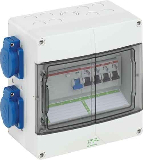 CEE-Steckdosen-Kombination STV 904-K CEE-Steckdosen-Kombination STV 904-K