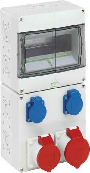 CEE-Steckdosen-Kombination STV 922-S CEE-Steckdosen-Kombination STV 922-S