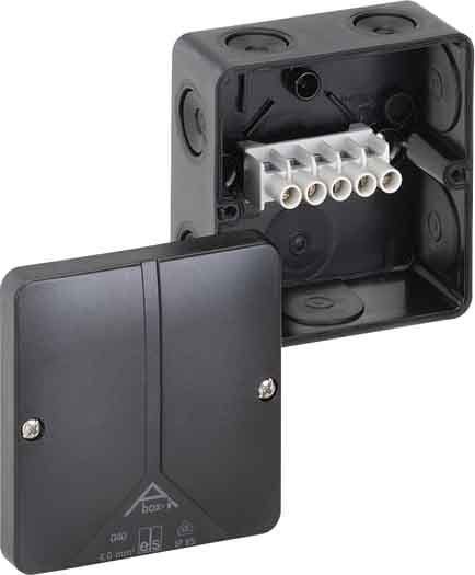 Kabelabzweigkasten Abox-i 040-4/sw Kabelabzweigkasten Abox-i 040-4/sw