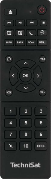 Fernbedienung TechniControl DAB+ sw Fernbedienung TechniControl DAB+ sw