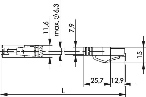 Patchkabel U/UTP Cat.6A 100009045 Patchkabel U/UTP Cat.6A 100009045