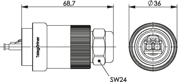 TOC Steckerset IP68 100007402 TOC Steckerset IP68 100007402