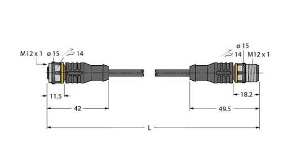 Aktuator- u. Sensorleitung RKC4.221T #6628440 Aktuator- u. Sensorleitung RKC4.221T #6628440