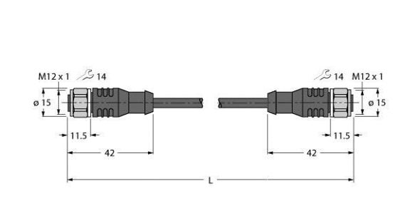 Aktuator- u. Sensorleitung RKCV4.4T- #6934695 Aktuator- u. Sensorleitung RKCV4.4T- #6934695