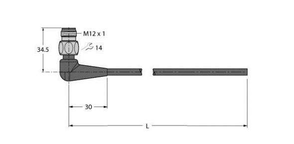 Anschlussleitung WSH4.4-10/TFE Anschlussleitung WSH4.4-10/TFE